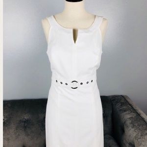 NWOT white size 10 White House Black Market  dress